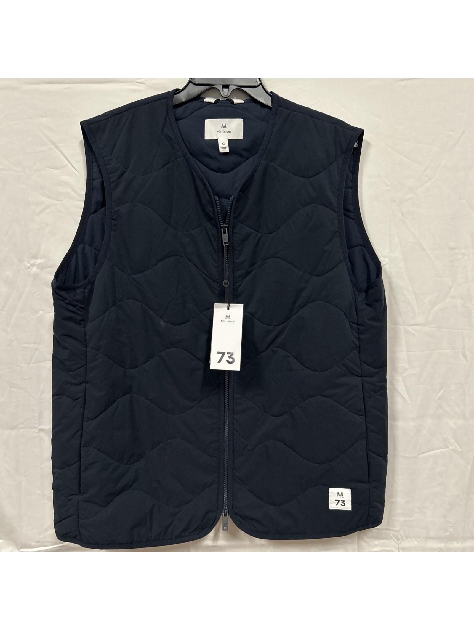 $168 M Matinique Ma Vestra 73 Size Xl /2xl Puffer Vest Men's Colour Dark Navy